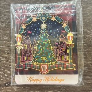 Limited Edition Disneyland VIP Tours 2025 Happy Holidays Christmas Pin
